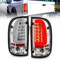 ANZO 1995-2004 Toyota Tacoma LED Taillights Chrome Housing Clear Lens (Pair) 311355