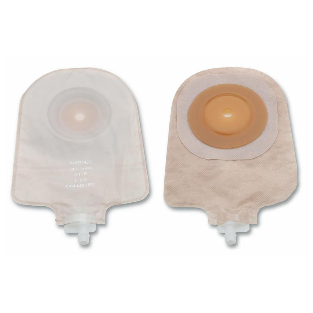 Premier™ One-Piece Drainable Transparent Urostomy Pouch, 9 Inch Length, 1½ Inch Stoma 8478