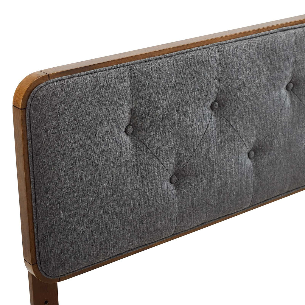 Collins Tufted Fabric and Wood Full Headboard by Modway