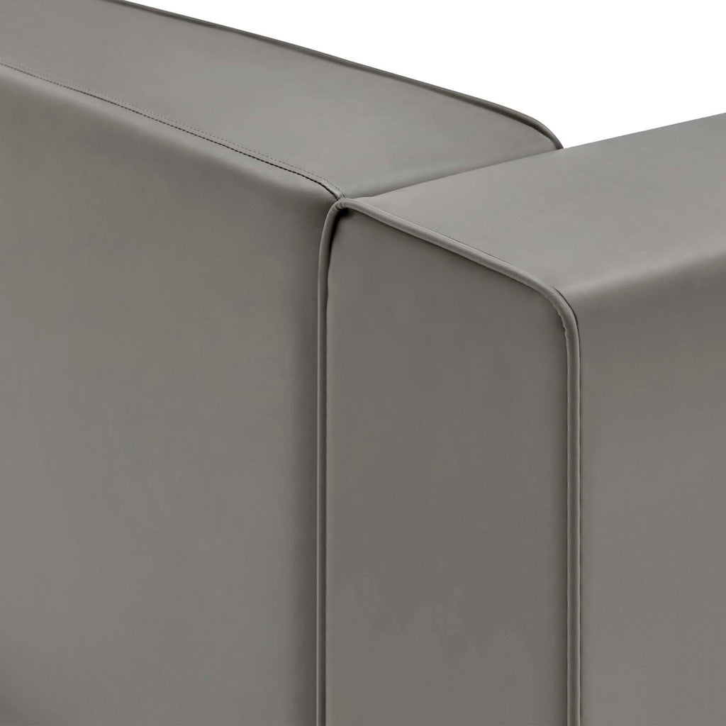 Mingle Vegan Leather Right-Arm Chair by Modway