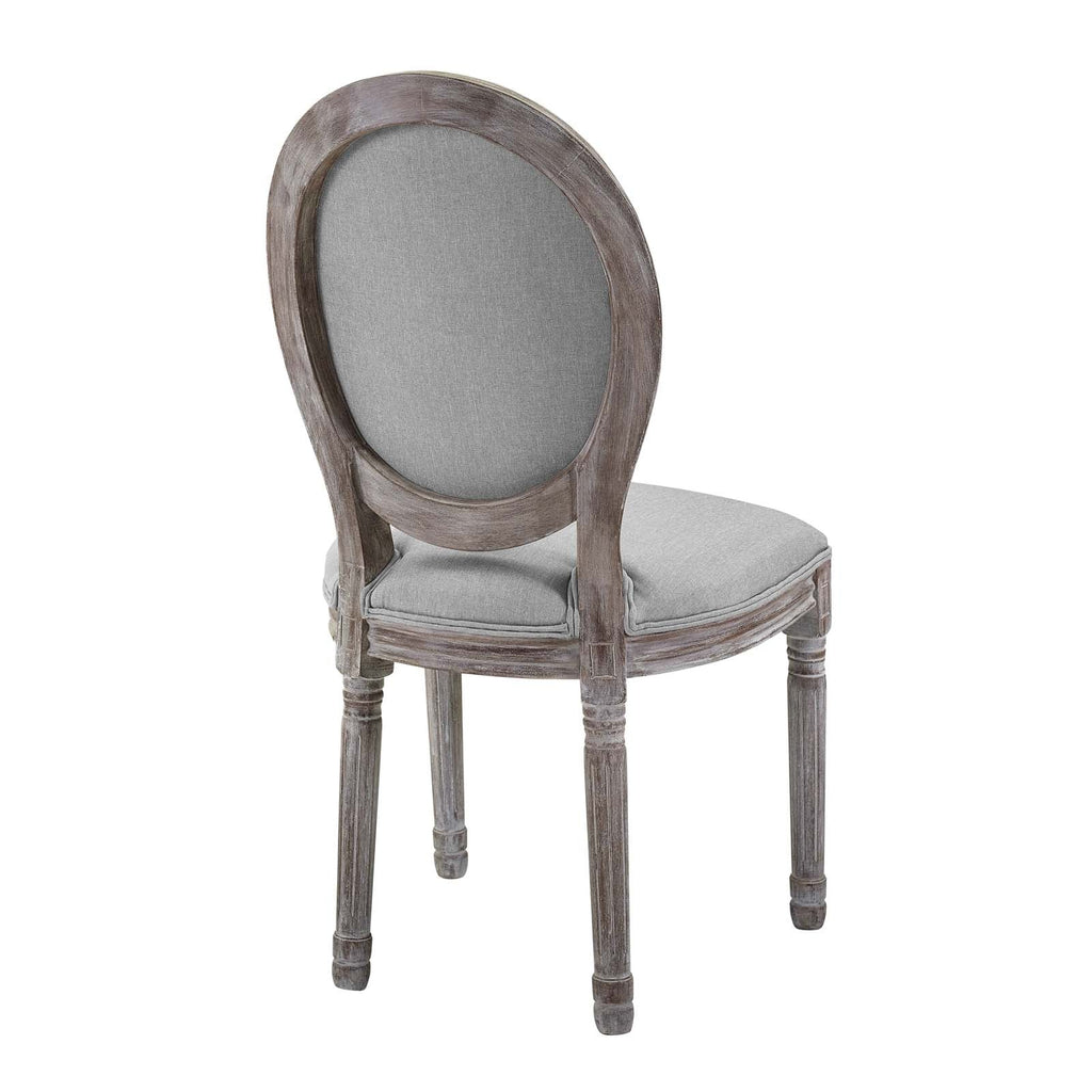Arise Vintage French Upholstered Fabric Dining Side Chair Set of 2 by Modway