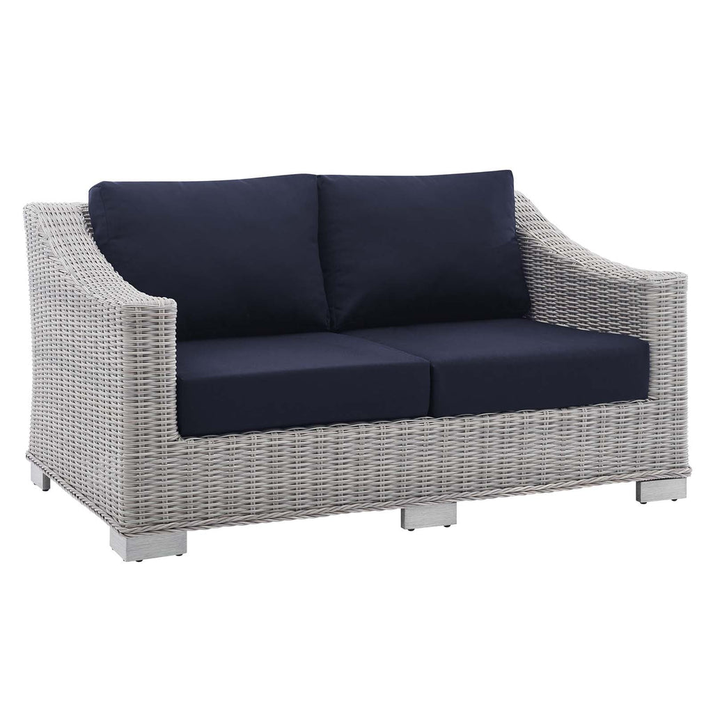 Conway 4-Piece Sunbrella¨ Outdoor Patio Wicker Rattan Furniture Set by Modway