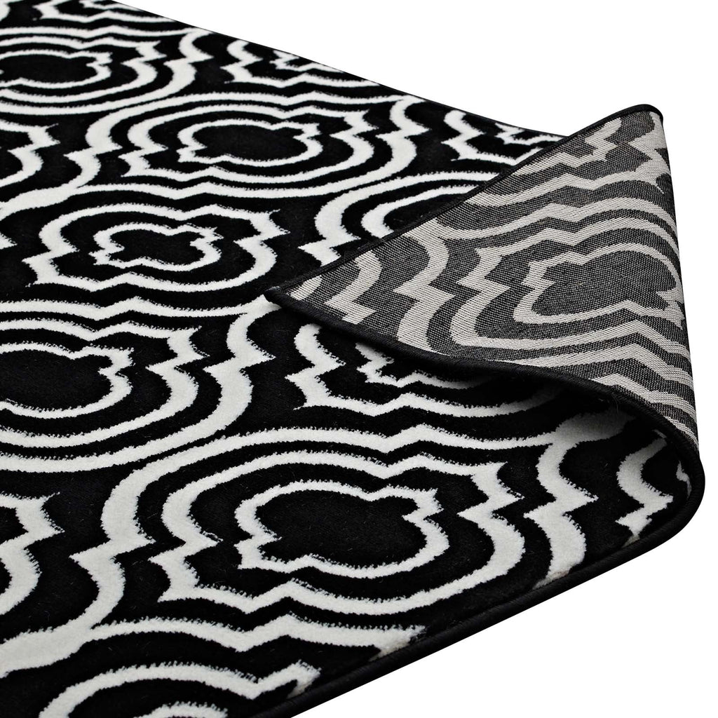 Frame Transitional Moroccan Trellis 8x10 Area Rug by Modway