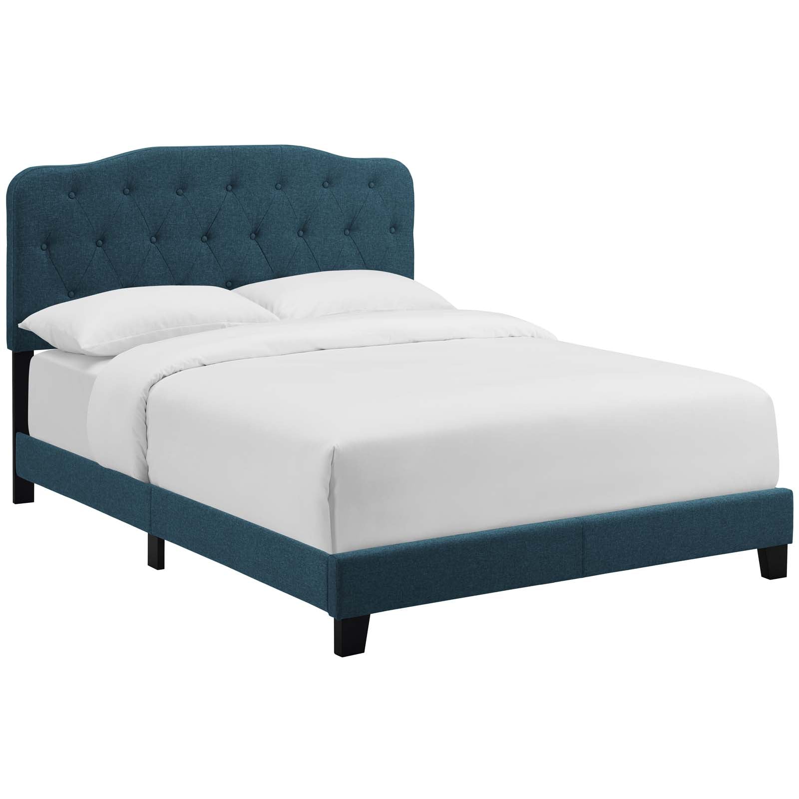 Amelia Upholstered Fabric Queen Bed by Modway