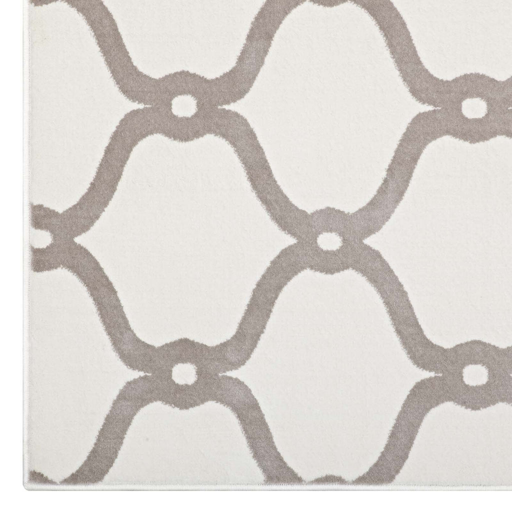 Beltara Chain Link Transitional Trellis 5x8 Area Rug by Modway