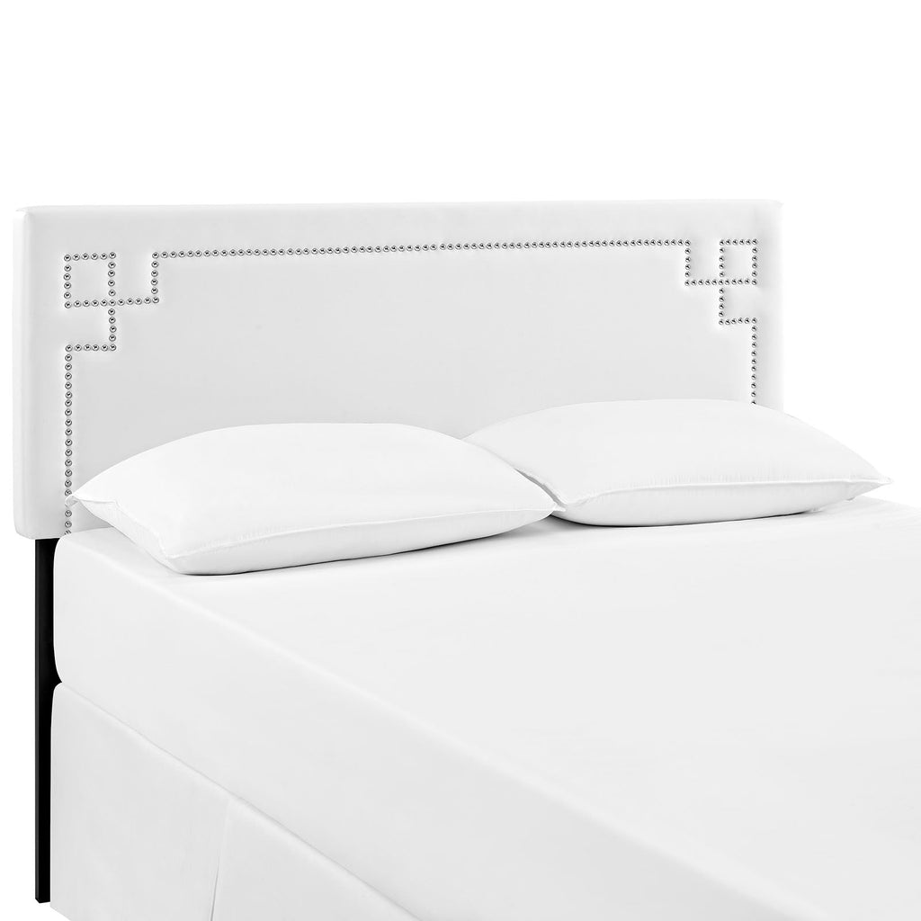 Josie Upholstered Vinyl Queen Headboard by Modway