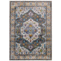 Success Anisah Distressed Floral Vintage Medallion 5x8 Area Rug by Modway