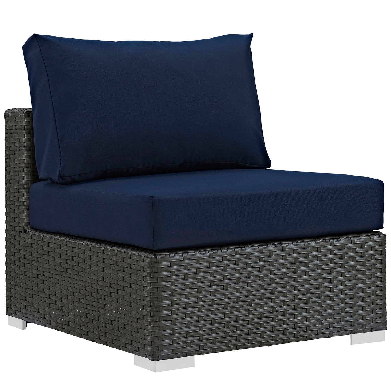 Sojourn 10 Piece Outdoor Patio Sunbrella¨ Sectional Set by Modway