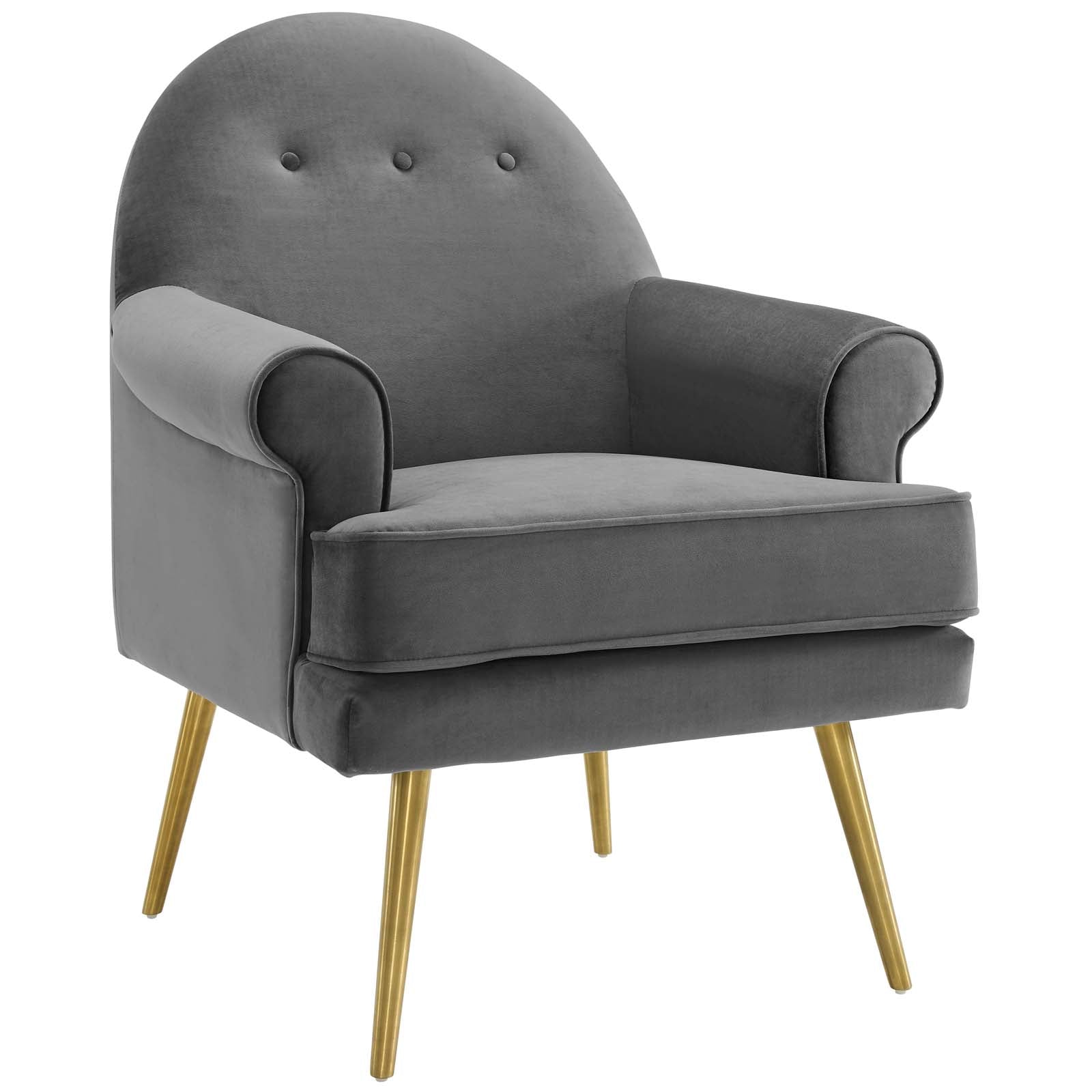 Revive Performance Velvet Armchair Set of 2 by Modway