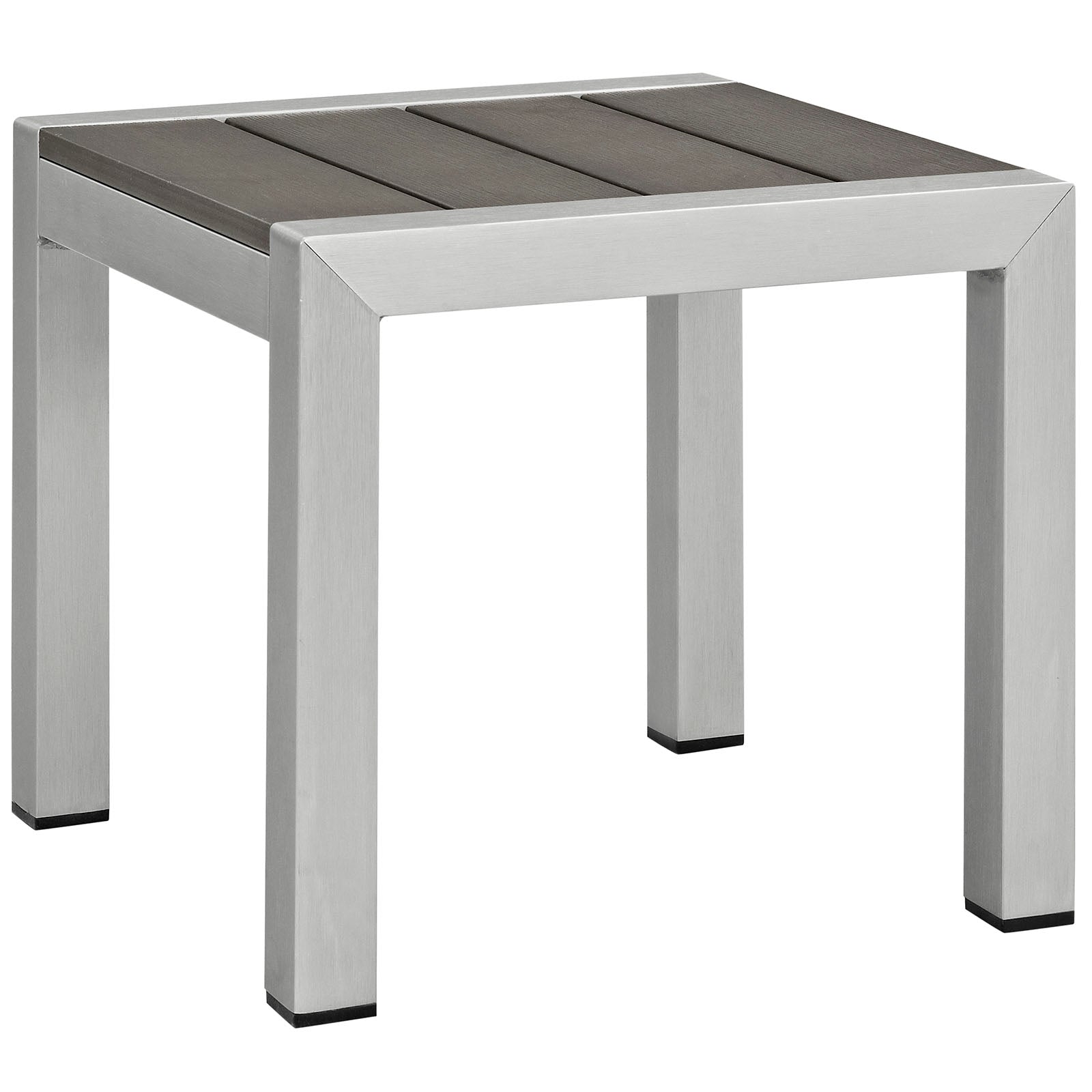 Shore 6 Piece Outdoor Patio Aluminum Sectional Sofa Set by Modway