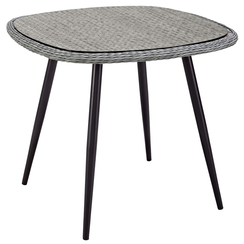 Endeavor 3 Piece Outdoor Patio Wicker Rattan Dining Set by Modway