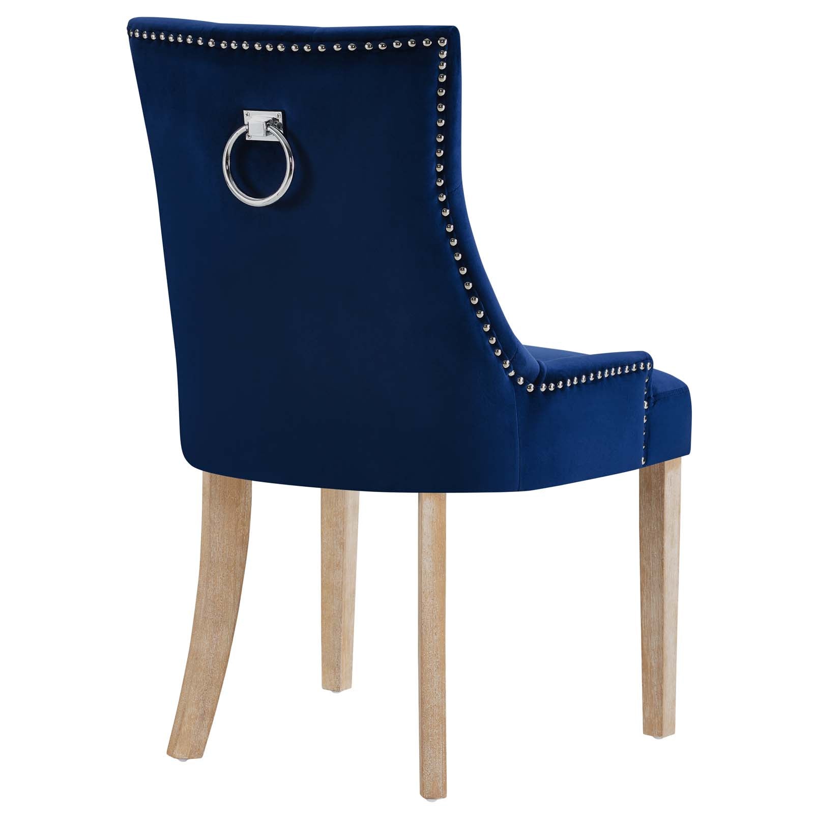 Pose Performance Velvet Dining Chair Set of 4 by Modway