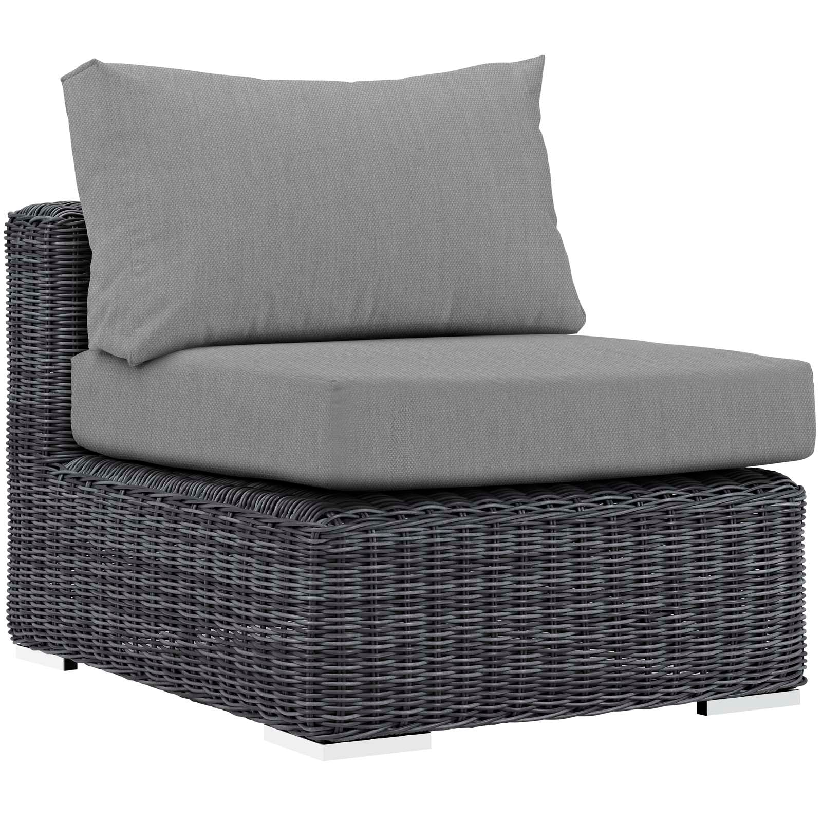 Summon 7 Piece Outdoor Patio Sunbrella¨ Sectional Set by Modway