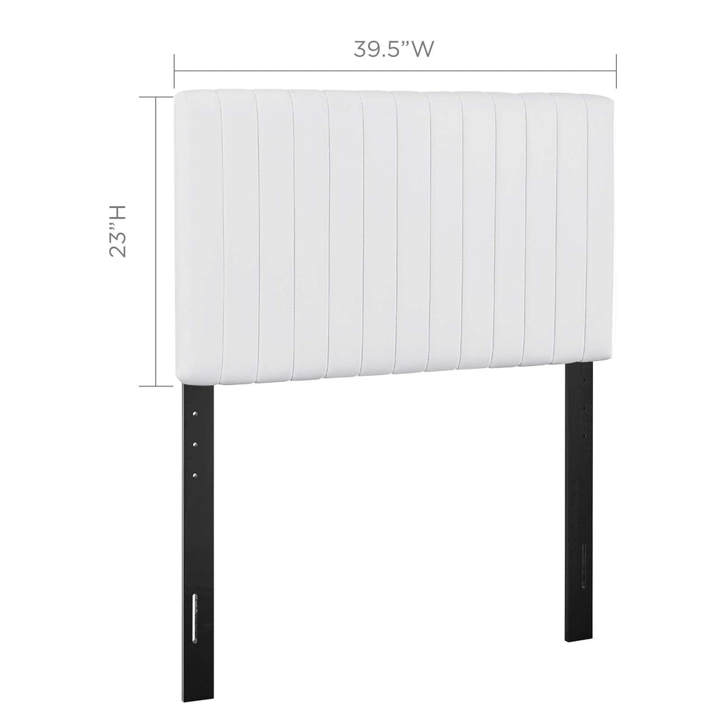 Keira Faux Leather Twin Headboard by Modway