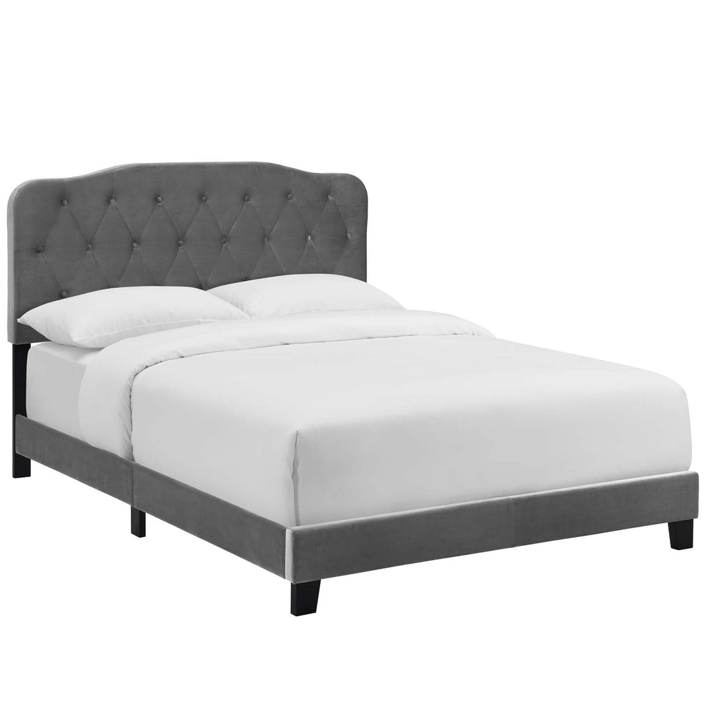 Amelia Performance Velvet Queen Bed by Modway