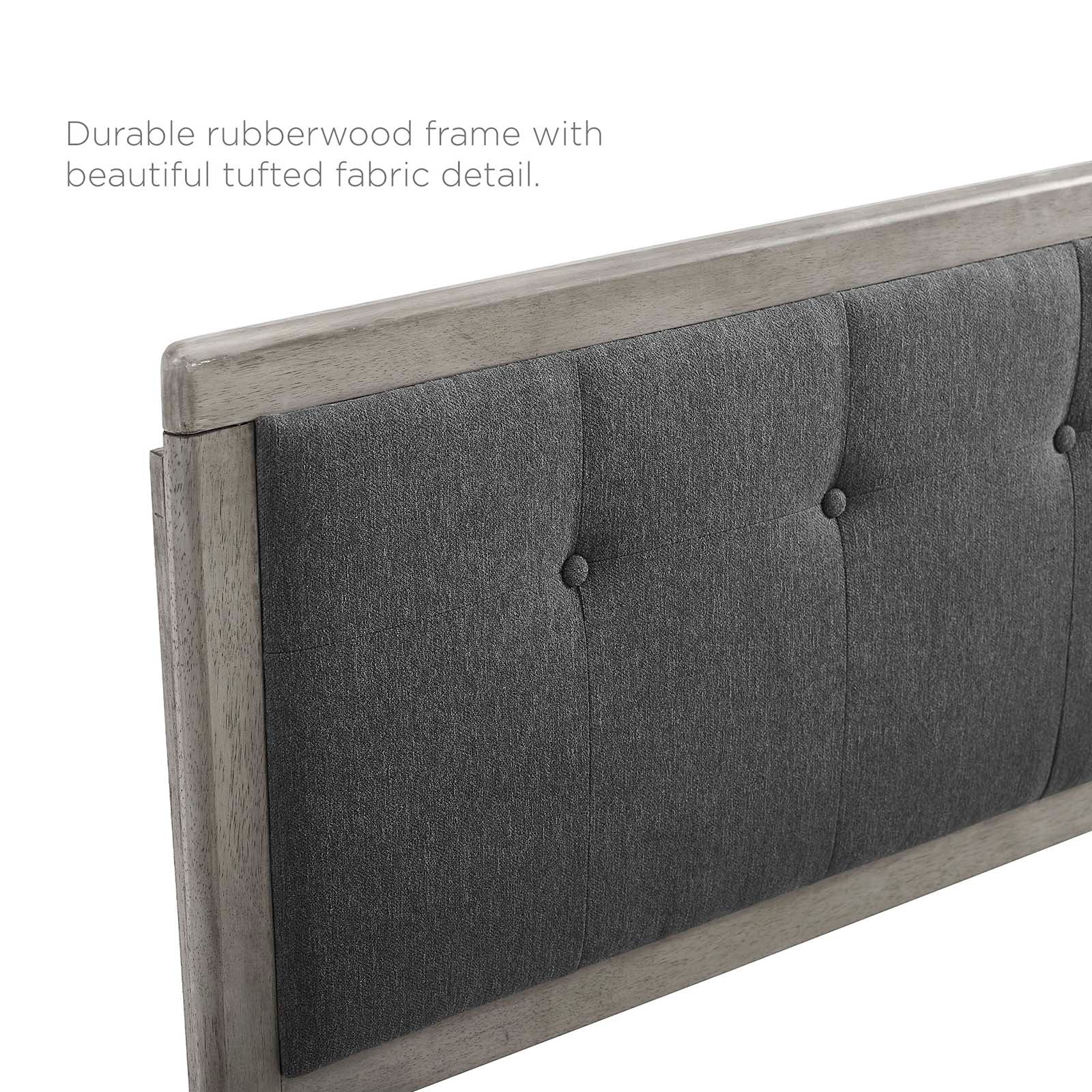 Willow Wood Queen Platform Bed With Angular Frame by Modway
