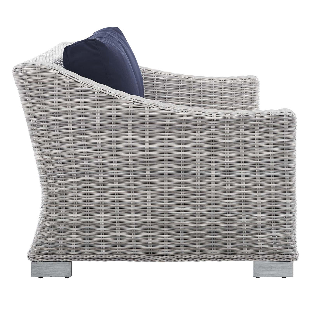 Conway 5-Piece Sunbrella¨ Outdoor Patio Wicker Rattan Furniture Set by Modway