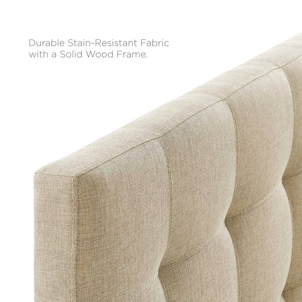 Lily Upholstered Fabric Queen Headboard by Modway