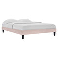 Reign Performance Velvet Queen Platform Bed Frame by Modway