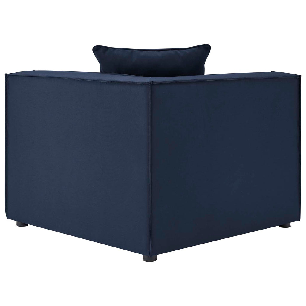 Saybrook 6-Piece Outdoor Patio Upholstered Sectional Sofa by Modway