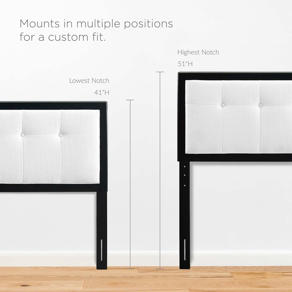Draper Tufted Fabric and Wood Full Headboard by Modway