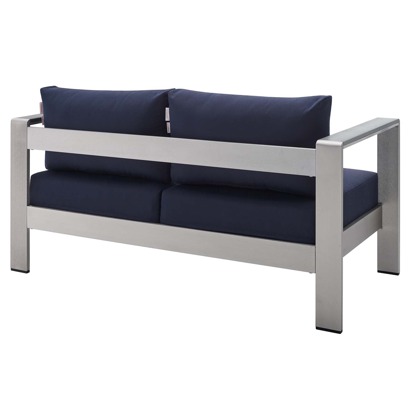 Shore 3 Piece Sunbrella¨ Fabric Outdoor Patio Aluminum Set by Modway