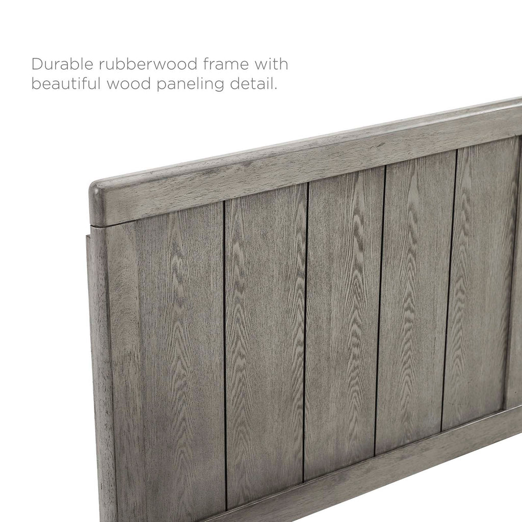 Alana Wood King Platform Bed With Angular Frame by Modway