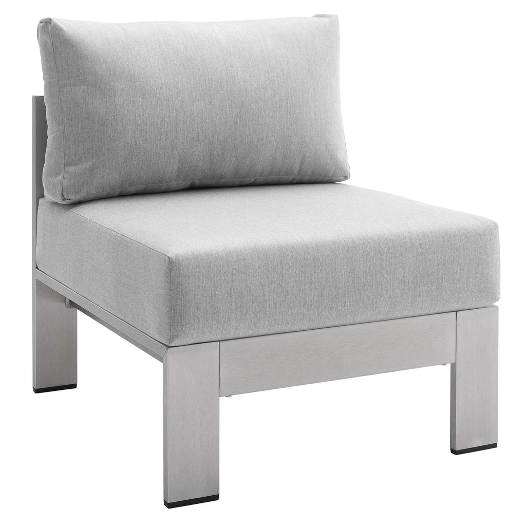 Shore 4 Piece Sunbrella¨ Fabric Outdoor Patio Aluminum Set by Modway