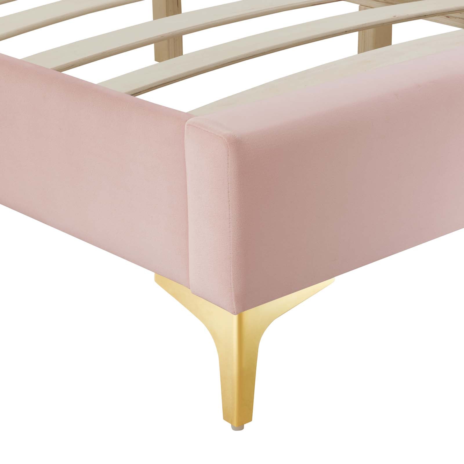 Sutton Performance Velvet Twin Bed Frame by Modway