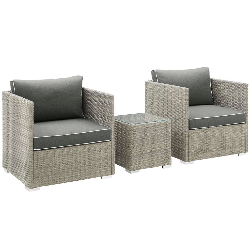 Repose 3 Piece Outdoor Patio Sectional Set by Modway