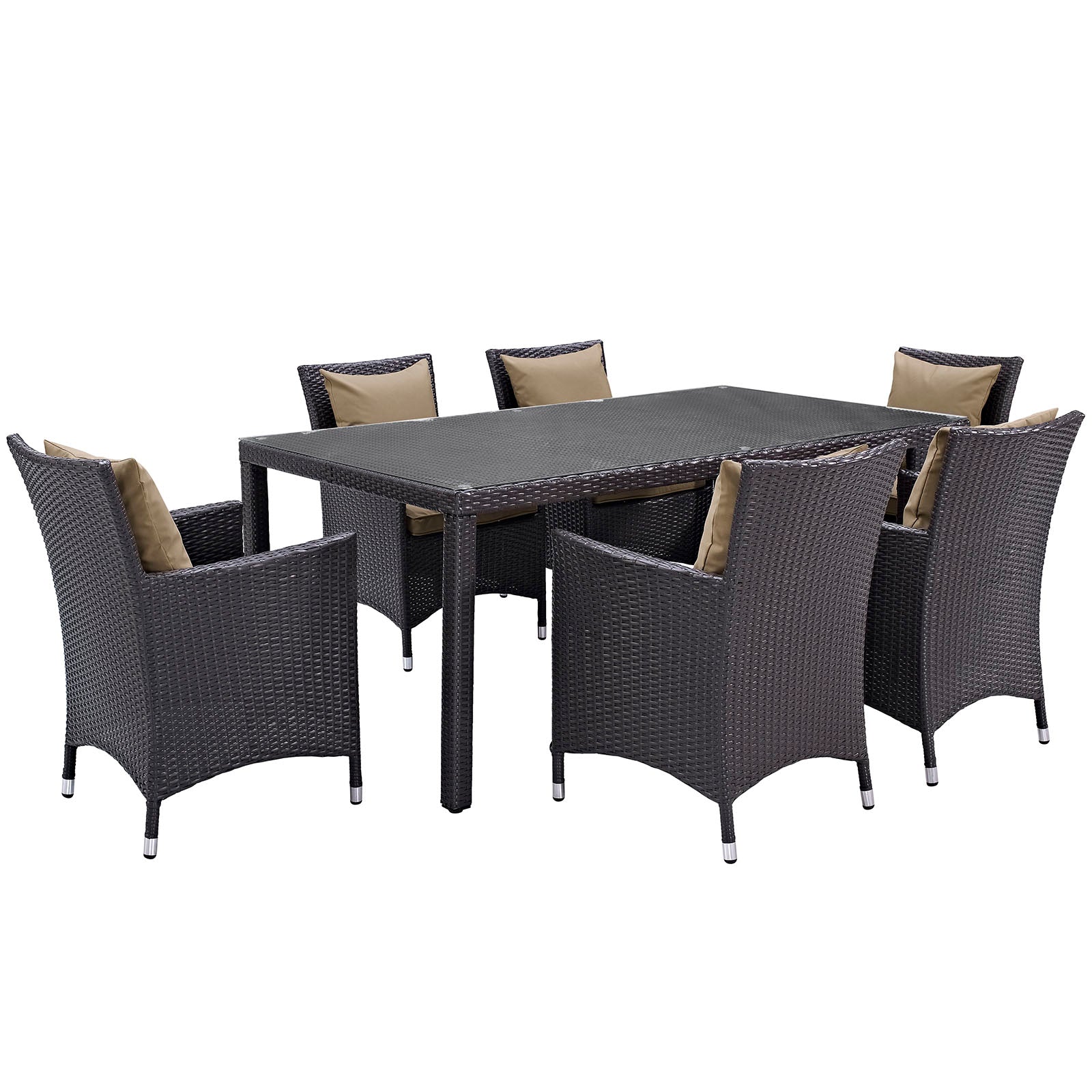 Convene 7 Piece Outdoor Patio Dining Set by Modway