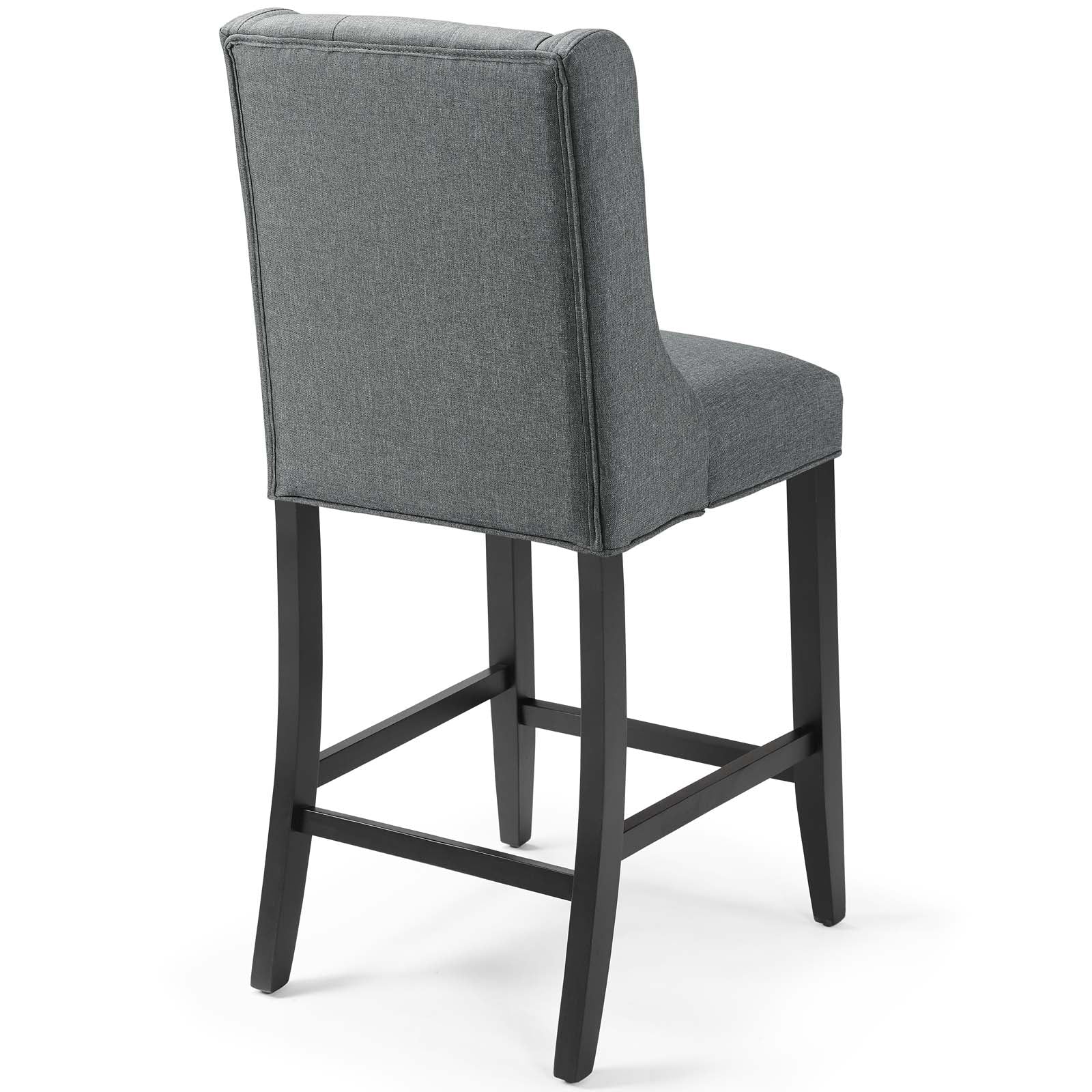 Baronet Upholstered Fabric Counter Bar Stool Set of 2 by Modway