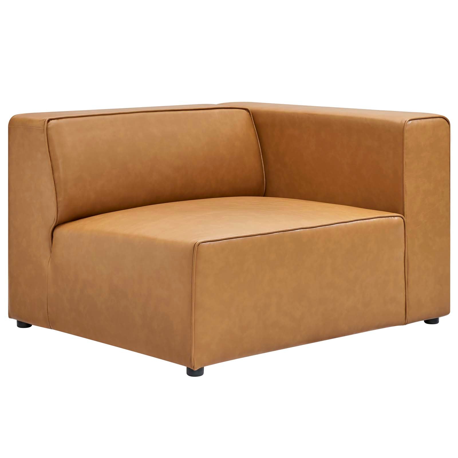 Mingle Vegan Leather Right-Arm Chair by Modway