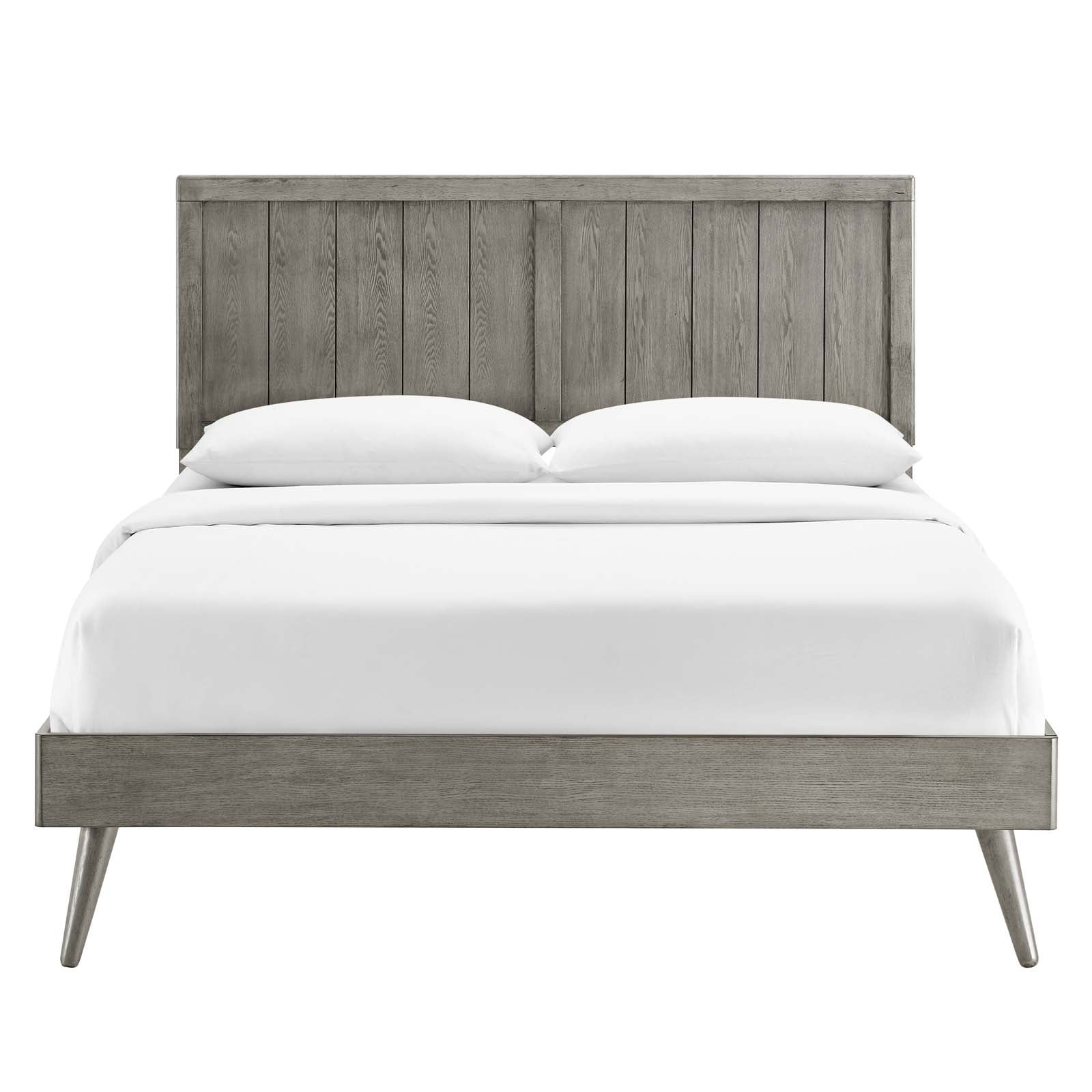 Alana Wood Full Platform Bed With Splayed Legs by Modway