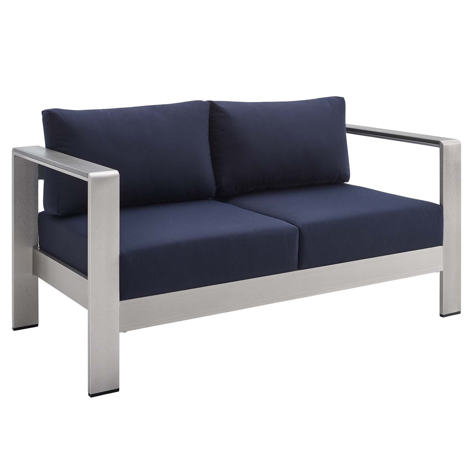 Shore 7 Piece Sunbrella¨ Fabric Outdoor Patio Aluminum Set by Modway