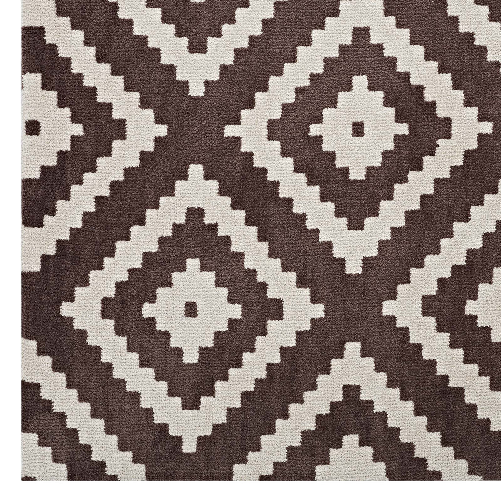 Alika Abstract Diamond Trellis 8x10 Area Rug by Modway