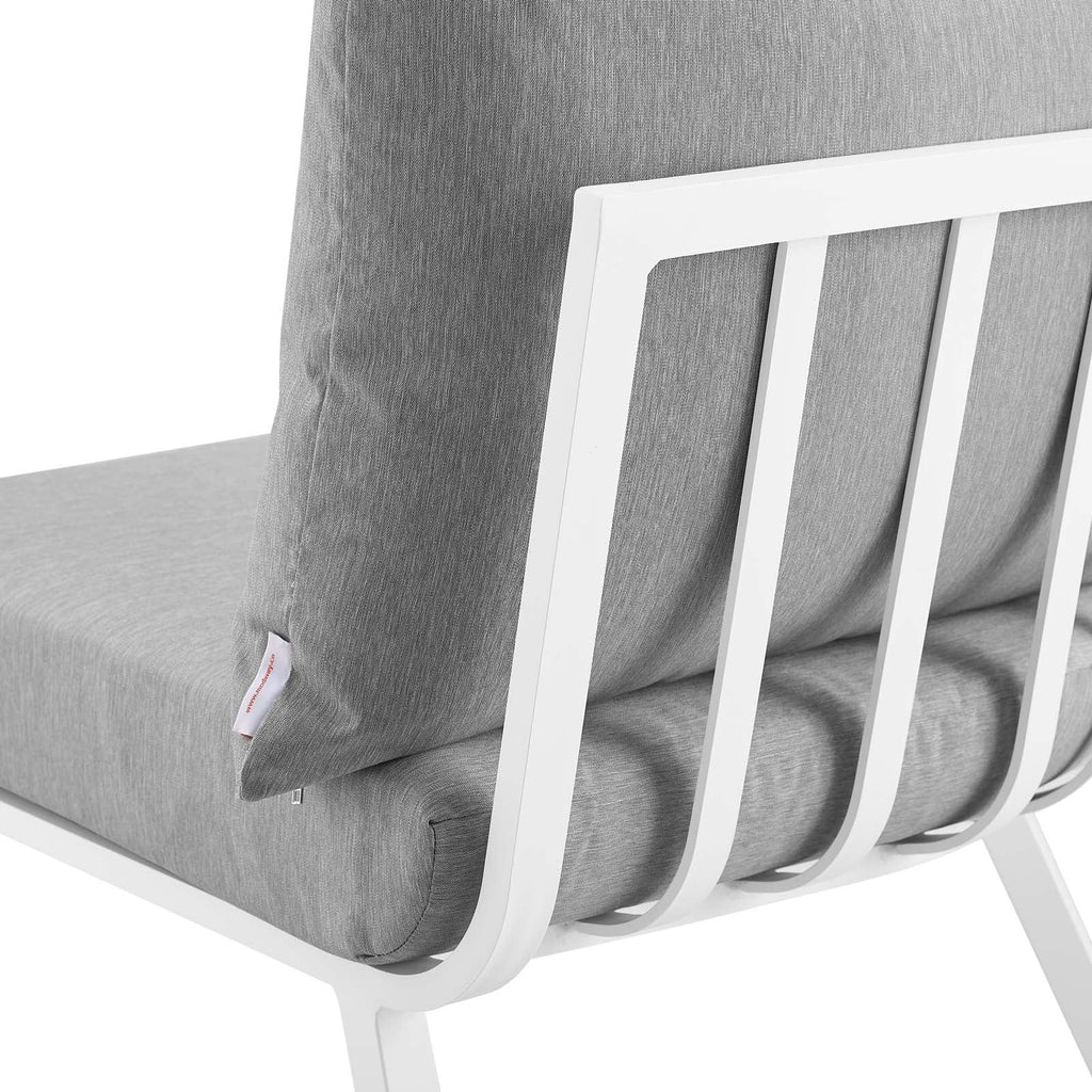 Riverside 4 Piece Outdoor Patio Aluminum Set by Modway