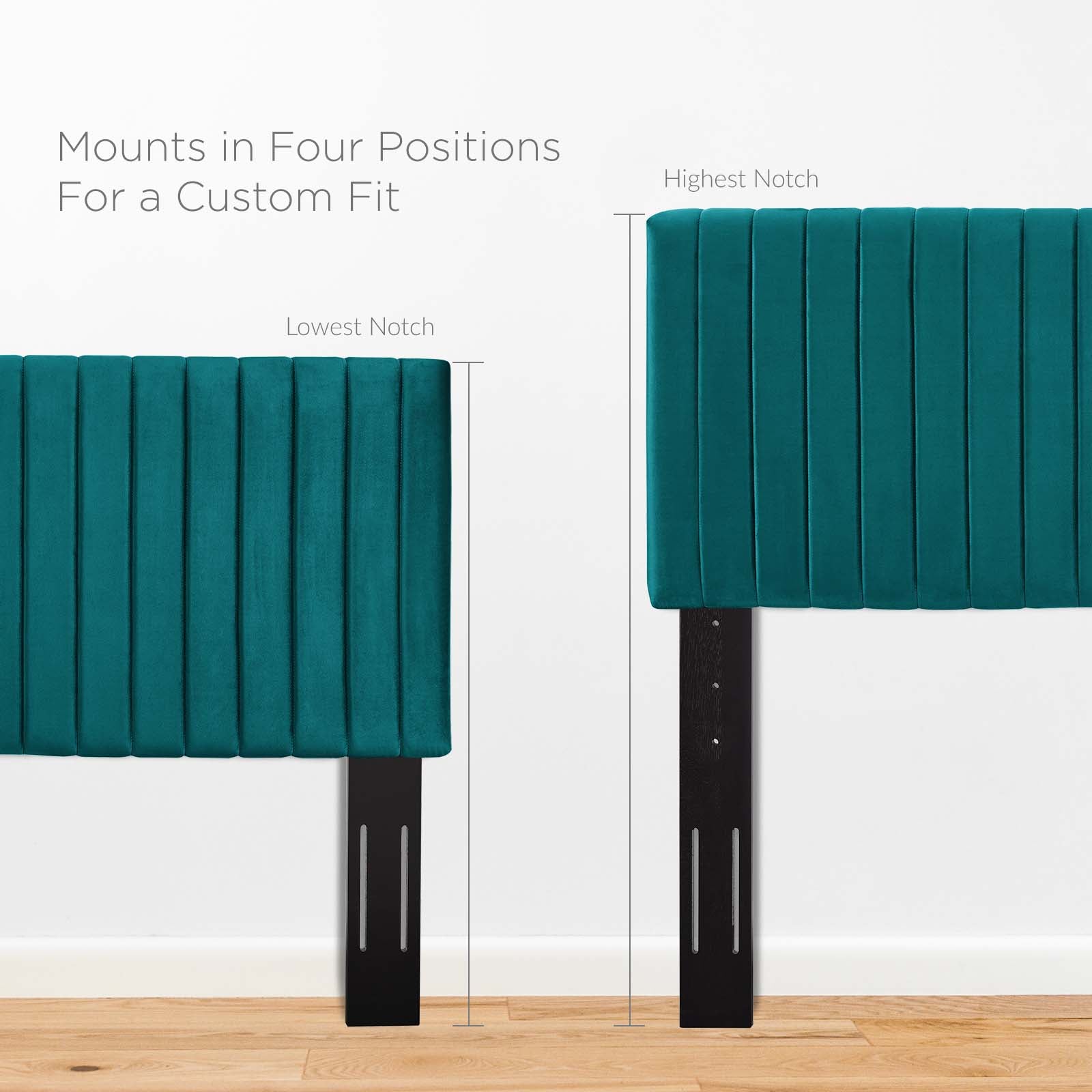 Keira Performance Velvet Full / Queen Headboard by Modway