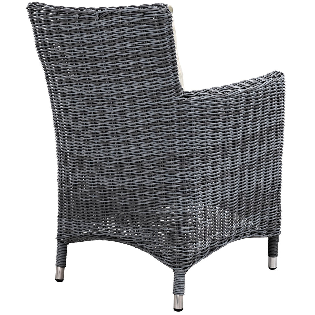 Summon 4 Piece Outdoor Patio Sunbrella¨ Dining Set by Modway
