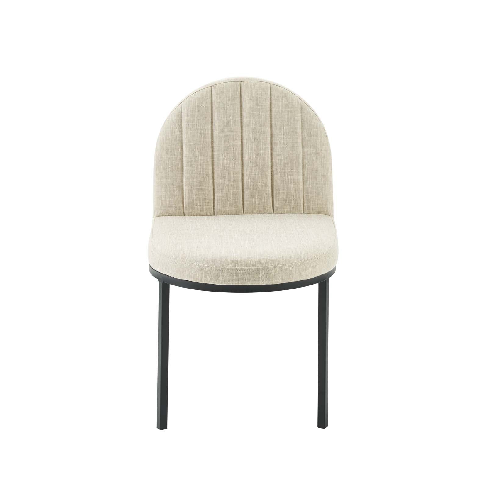 Isla Channel Tufted Upholstered Fabric Dining Side Chair by Modway