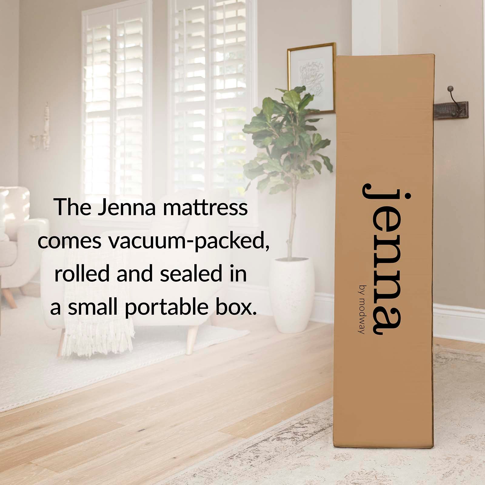 Jenna 10" Innerspring and Foam California King Mattress by Modway
