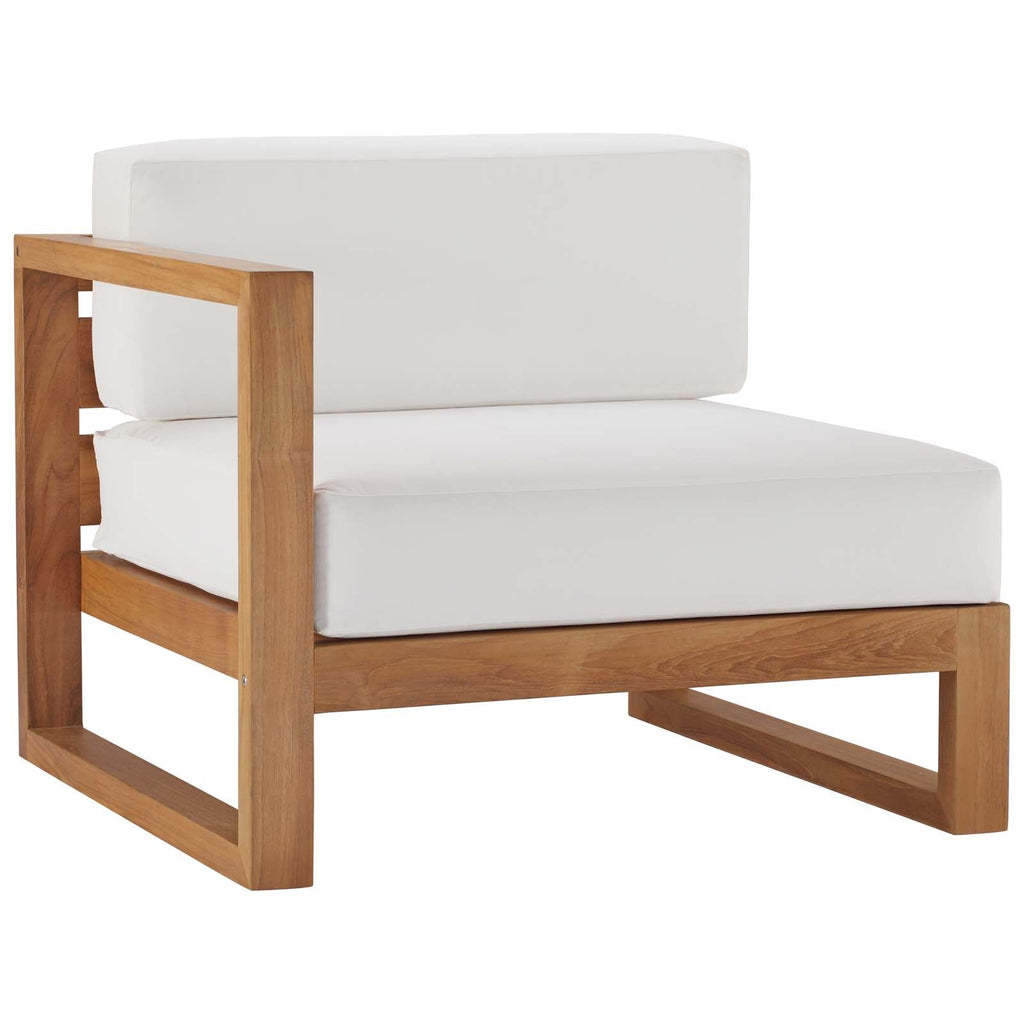 Upland 4-Piece Outdoor Patio Teak Wood Furniture Set by Modway
