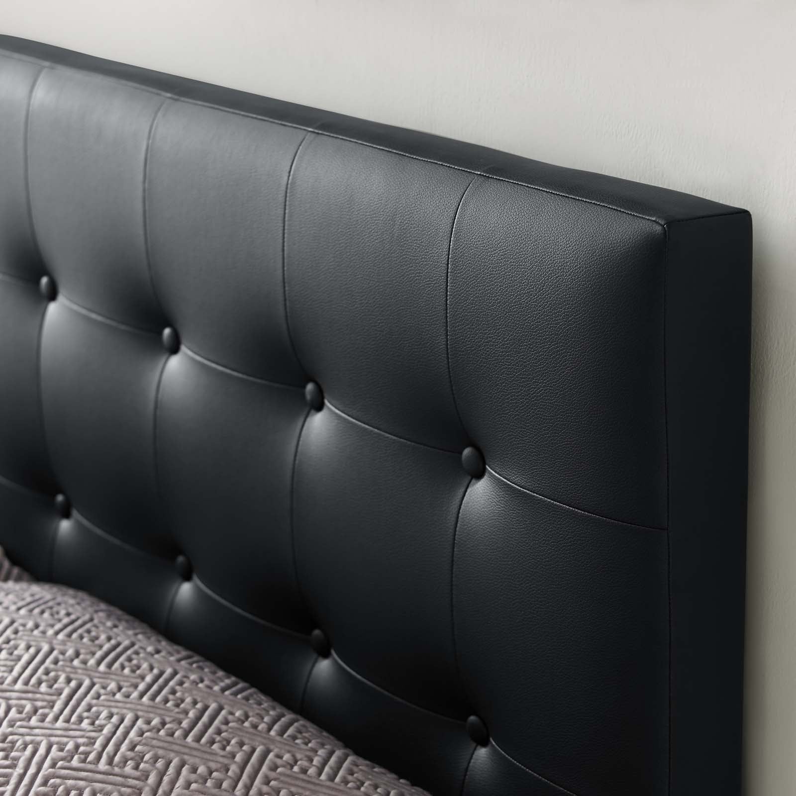 Emily Upholstered Vinyl King Headboard by Modway