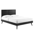 Alana Wood Queen Platform Bed With Splayed Legs by Modway