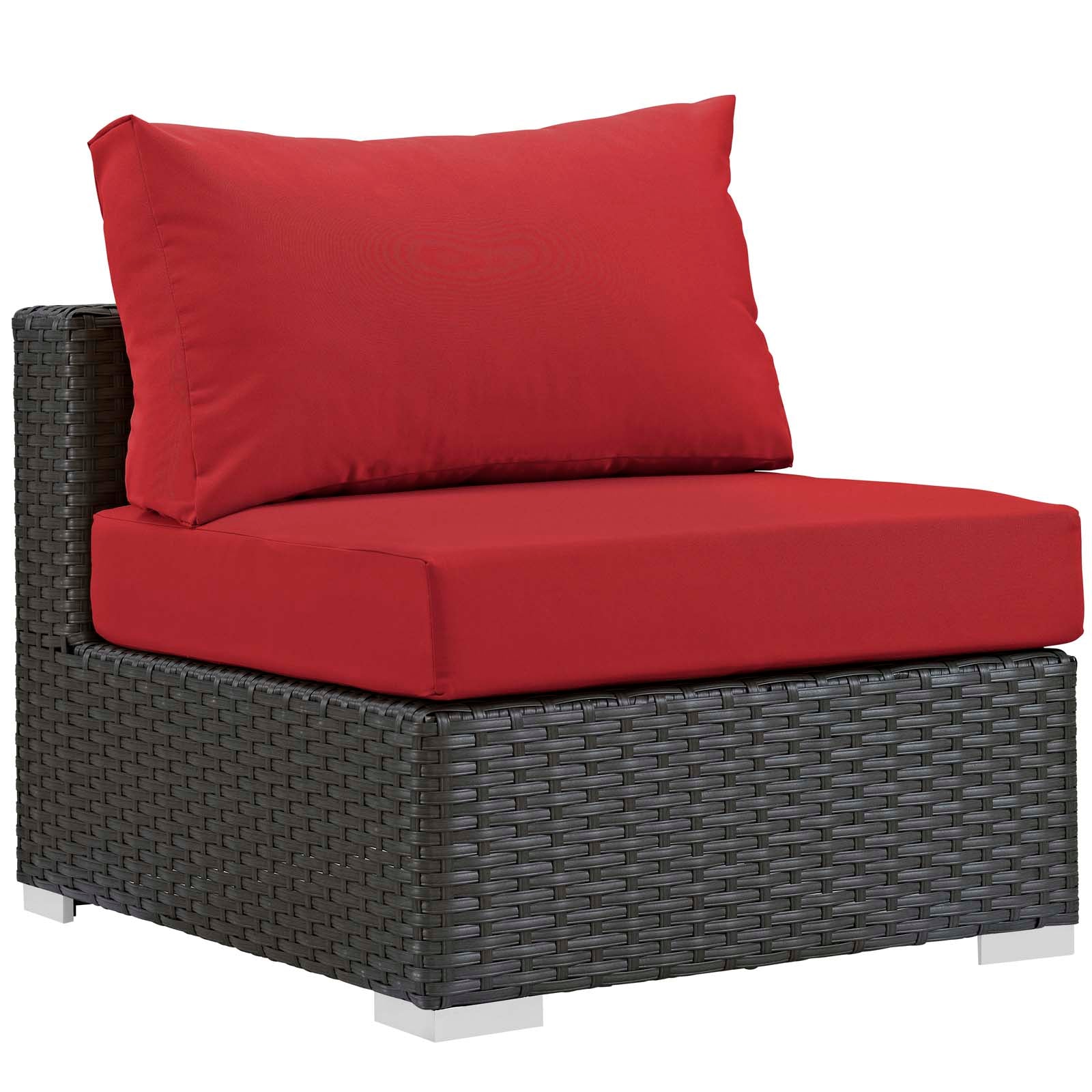 Sojourn 7 Piece Outdoor Patio Sunbrella¨ Sectional Set by Modway