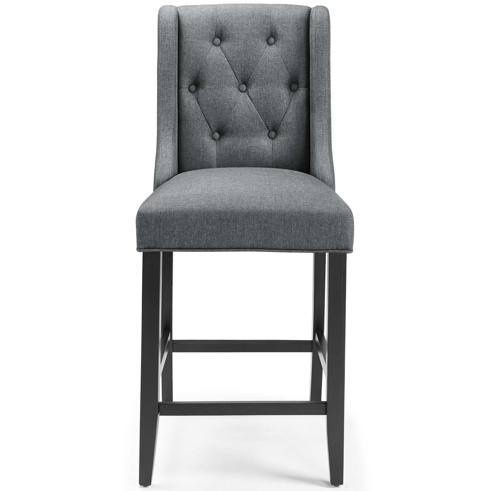 Baronet Upholstered Fabric Counter Bar Stool Set of 2 by Modway