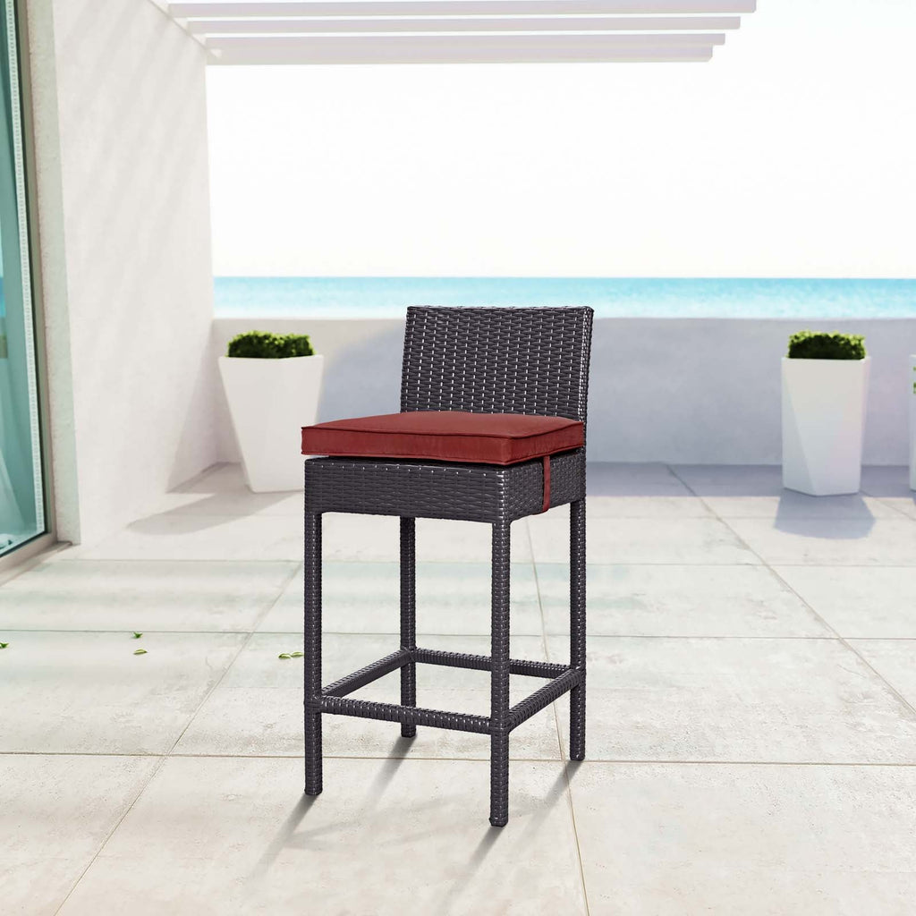 Convene Outdoor Patio Fabric Bar Stool by Modway