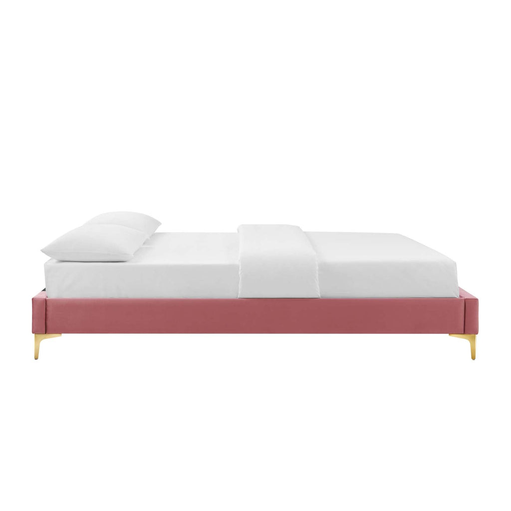 Sutton Performance Velvet King Bed Frame by Modway