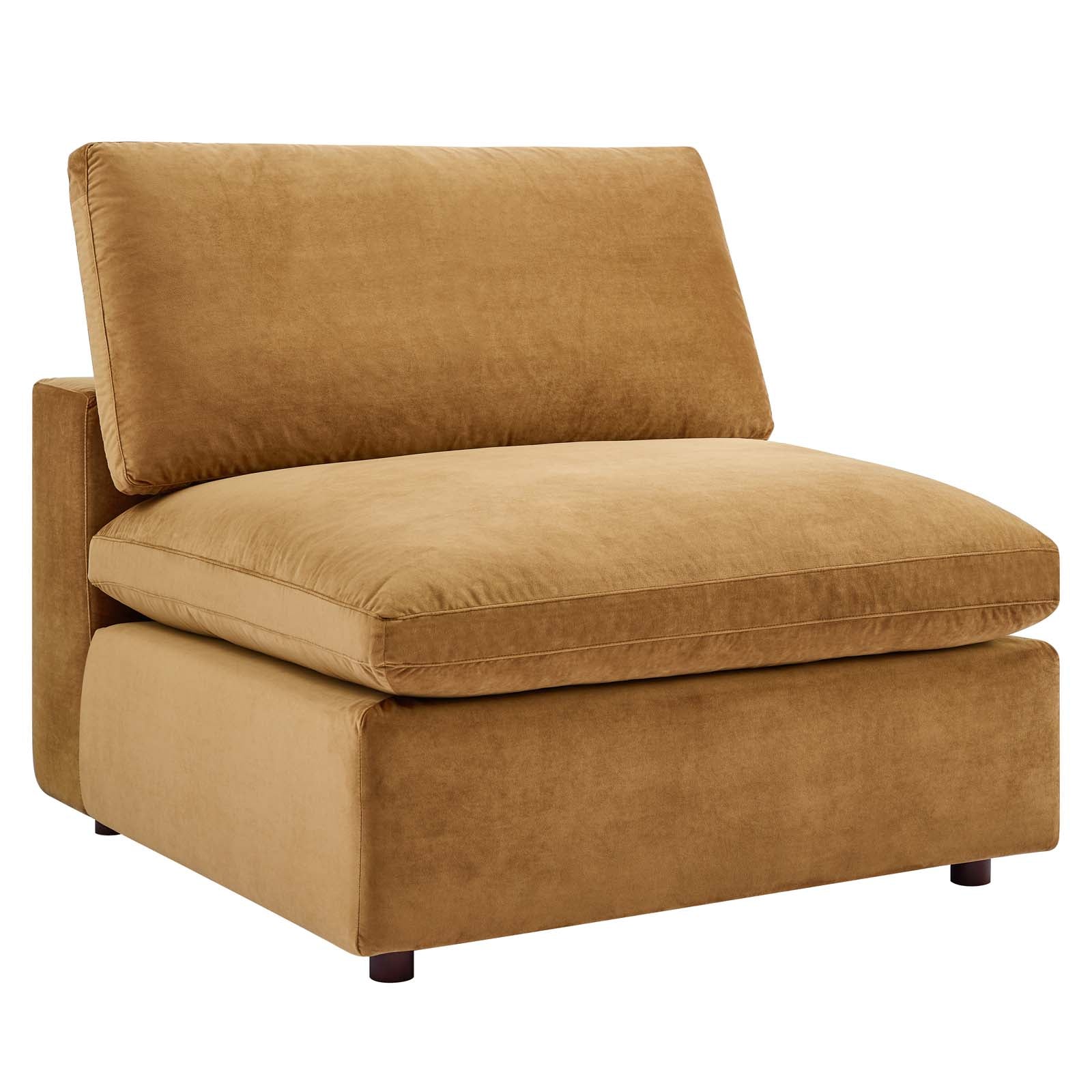 Commix 8-Piece Down Filled Overstuffed Performance Velvet Sectional Sofa by Modway