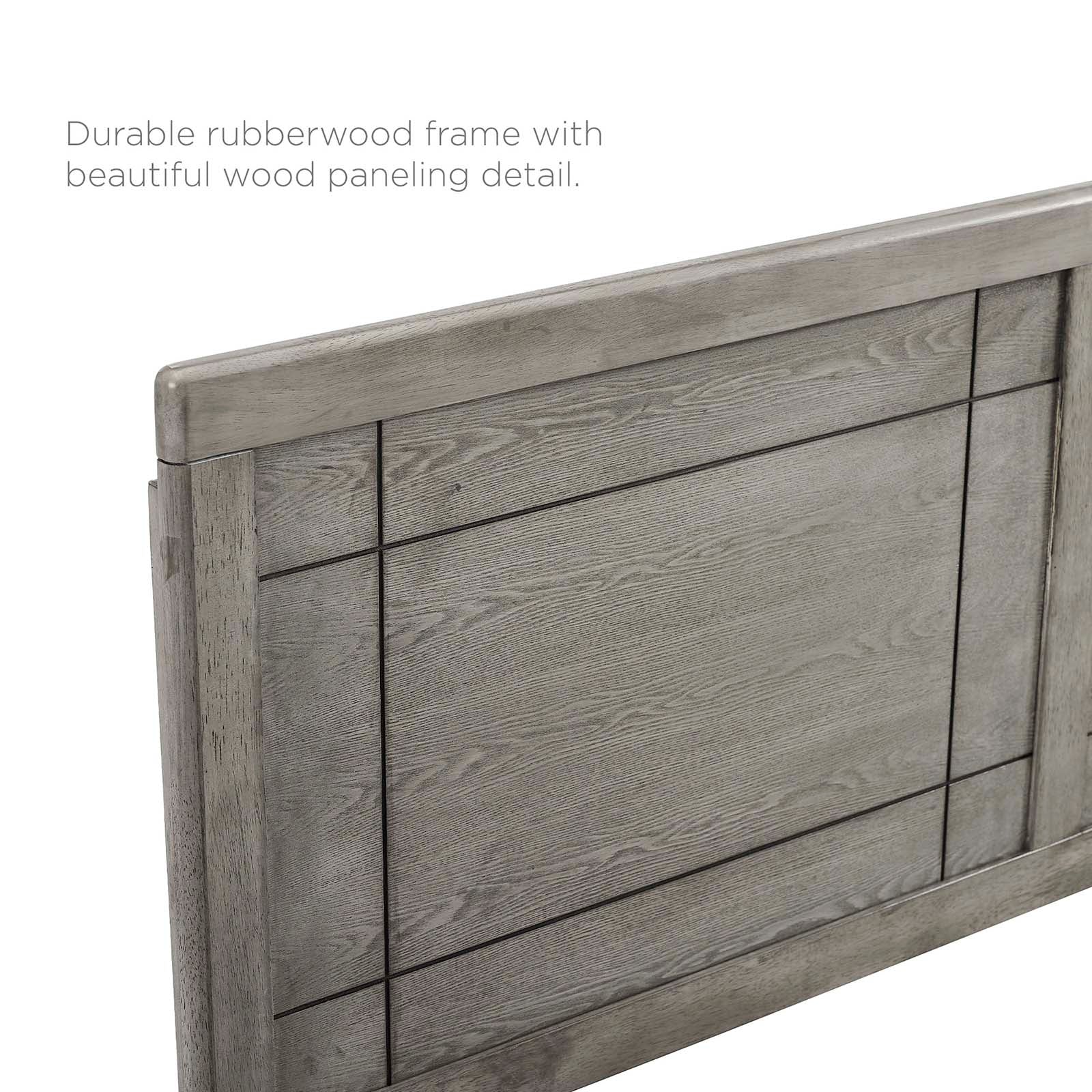 Marlee Wood Full Platform Bed With Splayed Legs by Modway